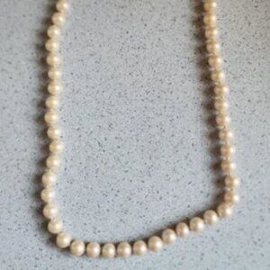 Classic Cream Pearl Necklace